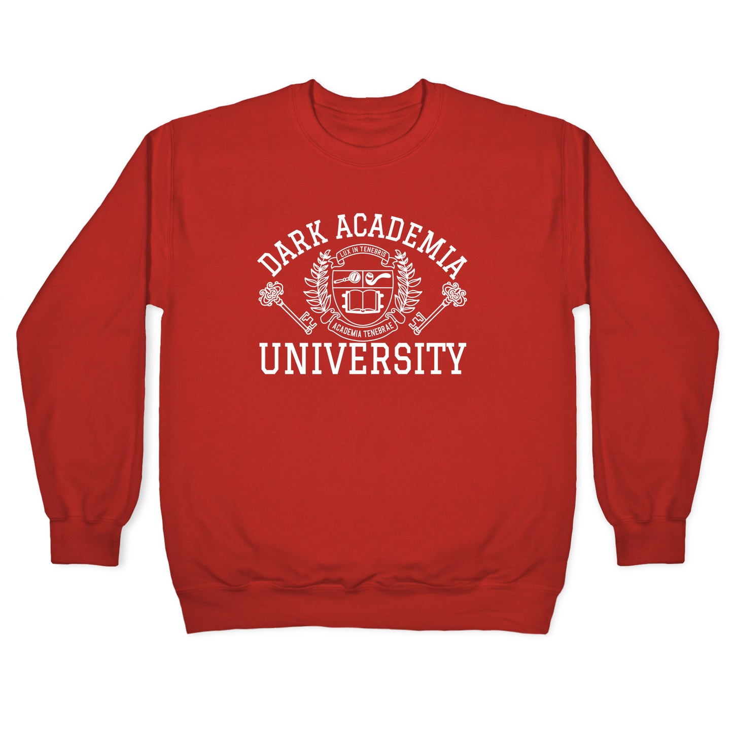 Dark Academia University Crewneck Sweatshirt