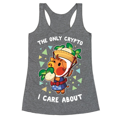 The Only Crypto I Care About Racerback Tank
