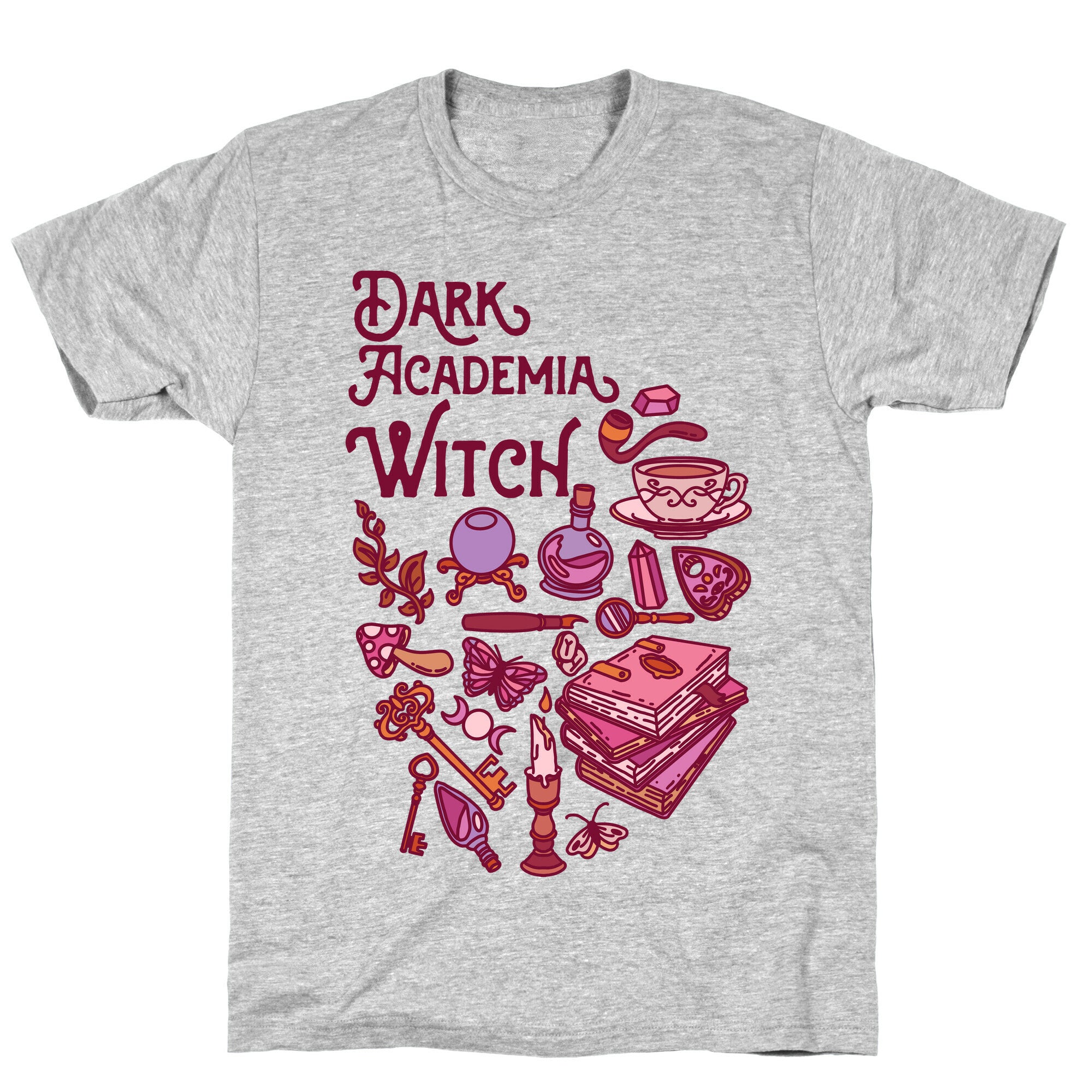 Dark Academia Witch Pattern T-Shirt