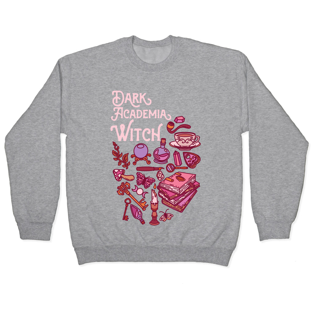 Dark Academia Witch Pattern Crewneck Sweatshirt