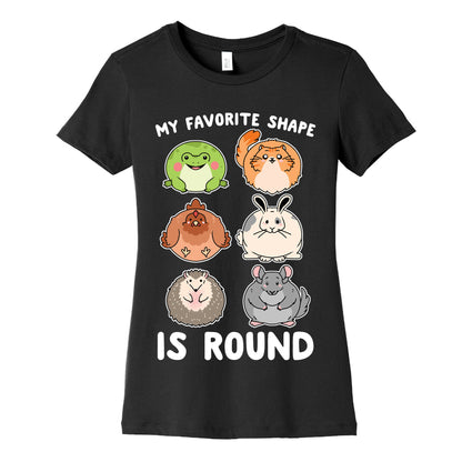 My Favorite Shape Is Round Women's Cotton Tee