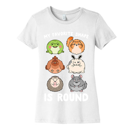 My Favorite Shape Is Round Women's Cotton Tee