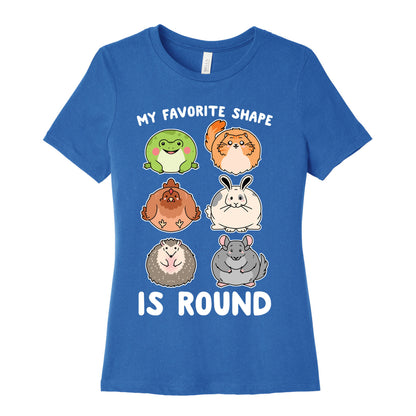 My Favorite Shape Is Round Women's Cotton Tee