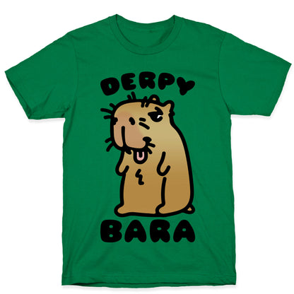Derpy-Bara Derpy Capybara Parody T-Shirt