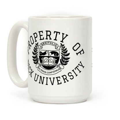 Property Of Dick University Coffee Mug