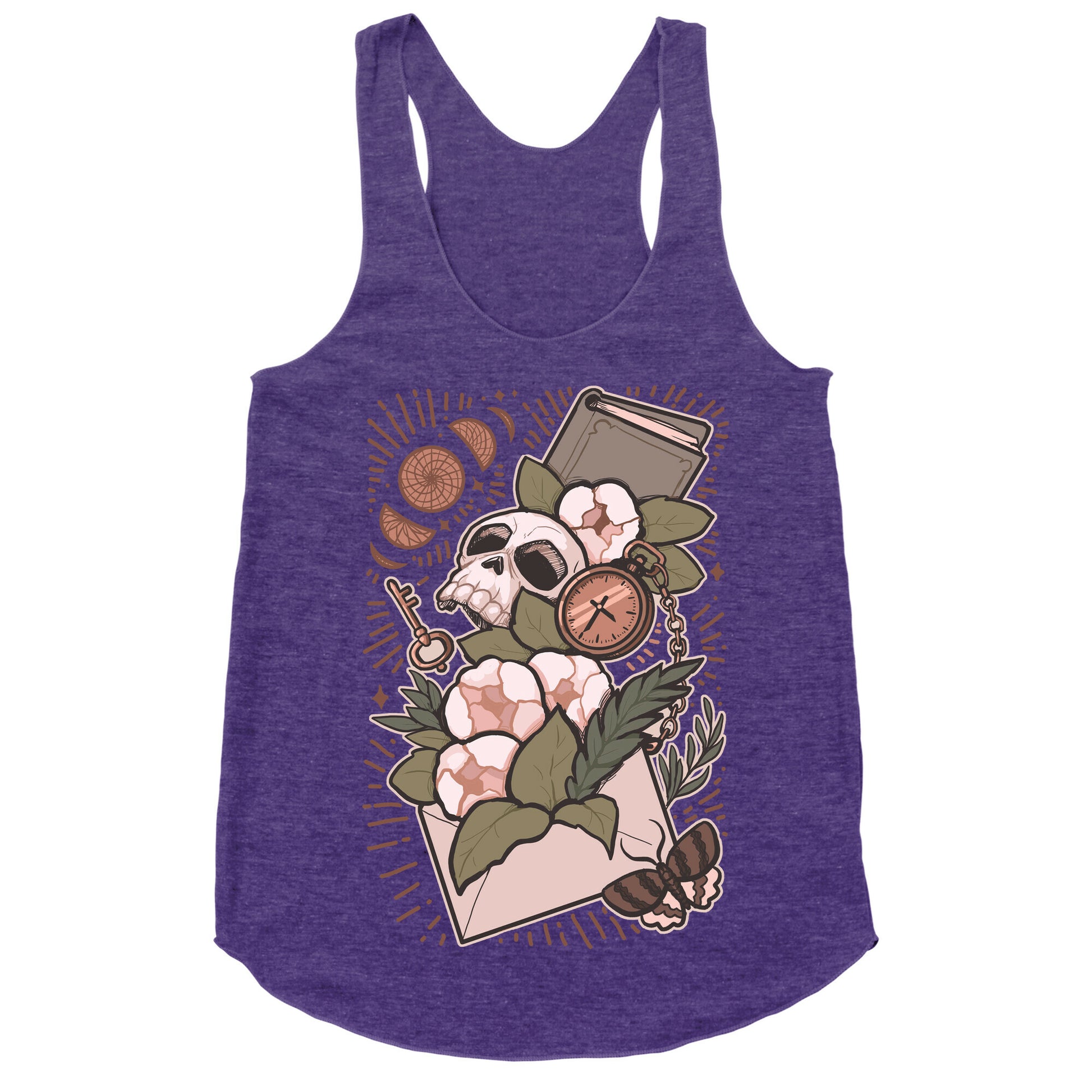 Dark Academia Letter Racerback Tank