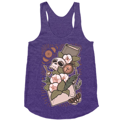 Dark Academia Letter Racerback Tank