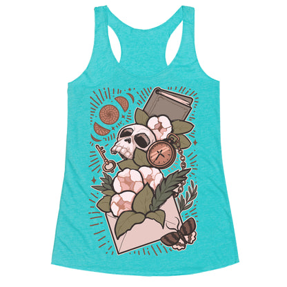 Dark Academia Letter Racerback Tank