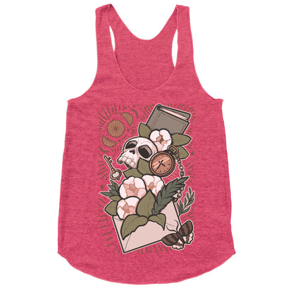 Dark Academia Letter Racerback Tank