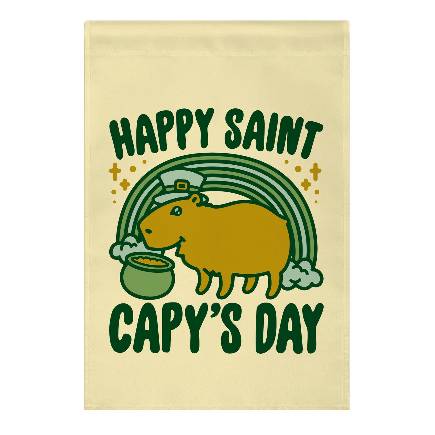 Happy Saint Capy's Day Garden Flag