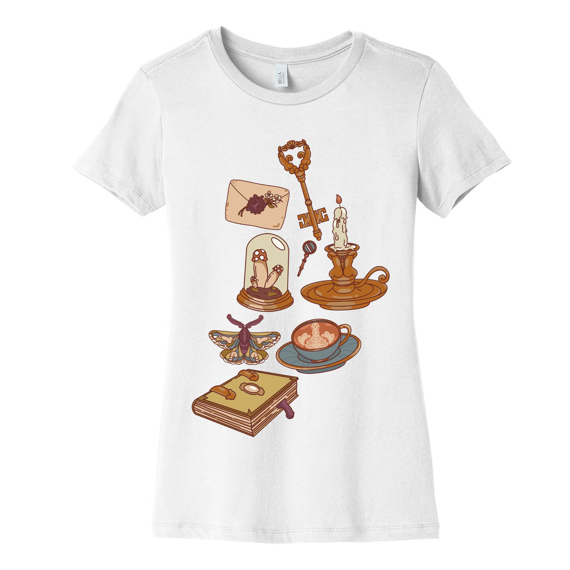Dick Academia Pattern Women's Cotton Tee