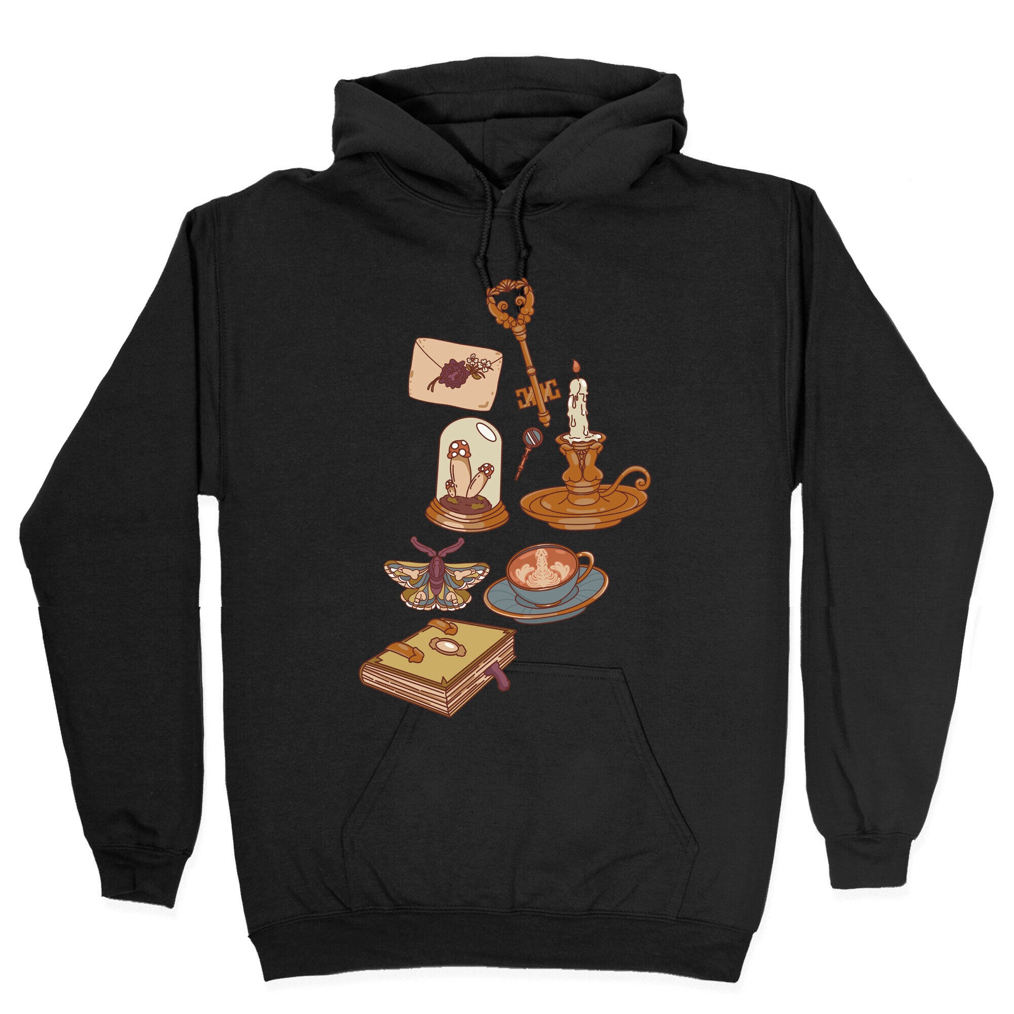 Dick Academia Pattern Hoodie