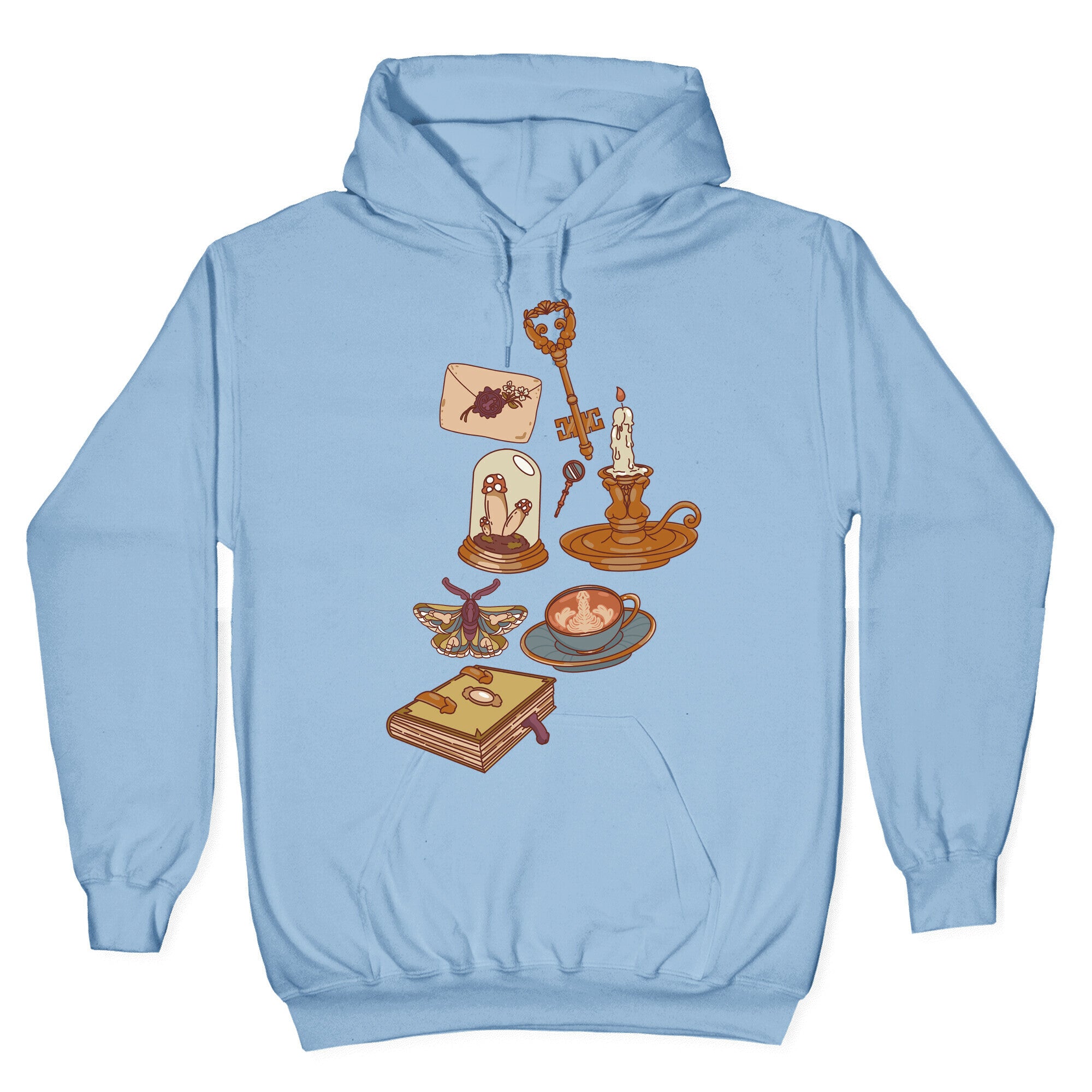 Dick Academia Pattern Hoodie