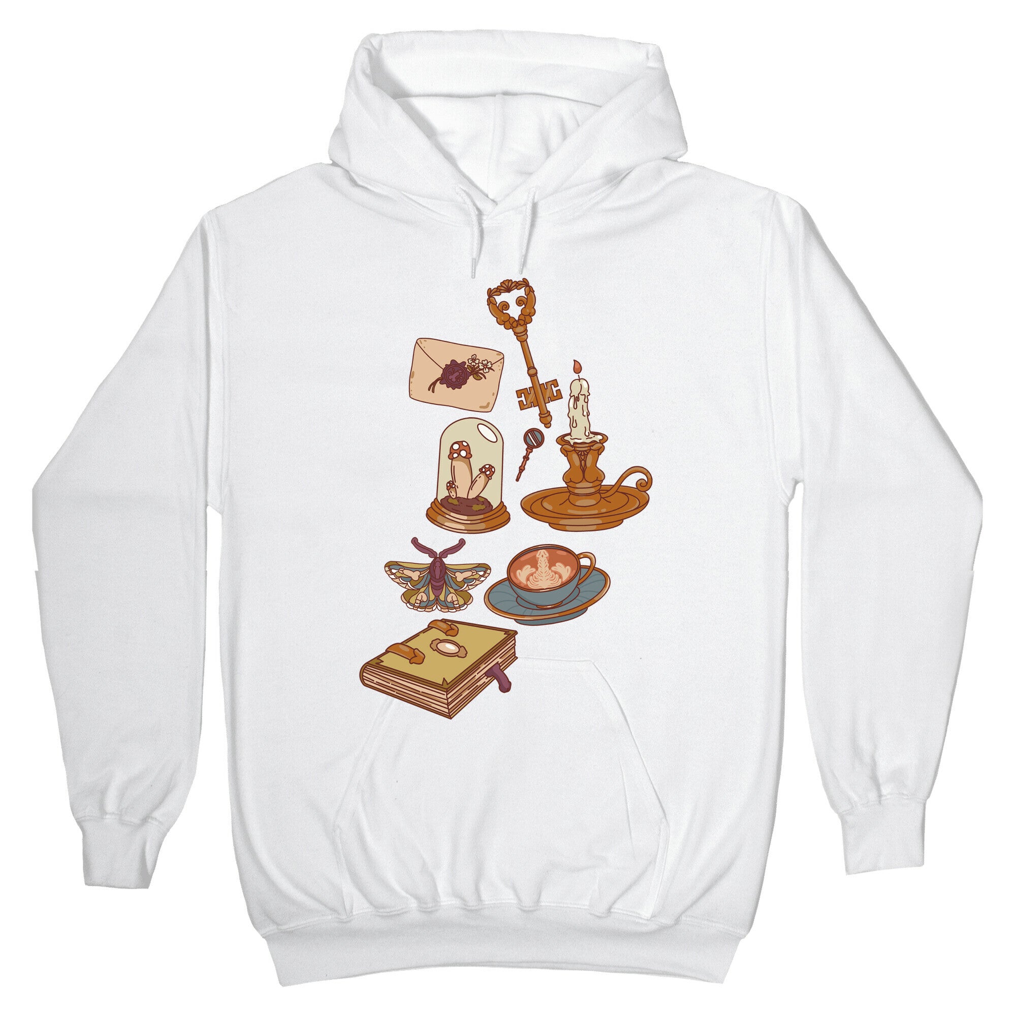 Dick Academia Pattern Hoodie