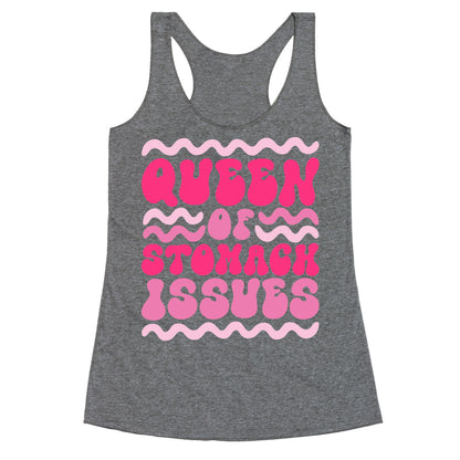 Queen of Stomach Issues Racerback Tank
