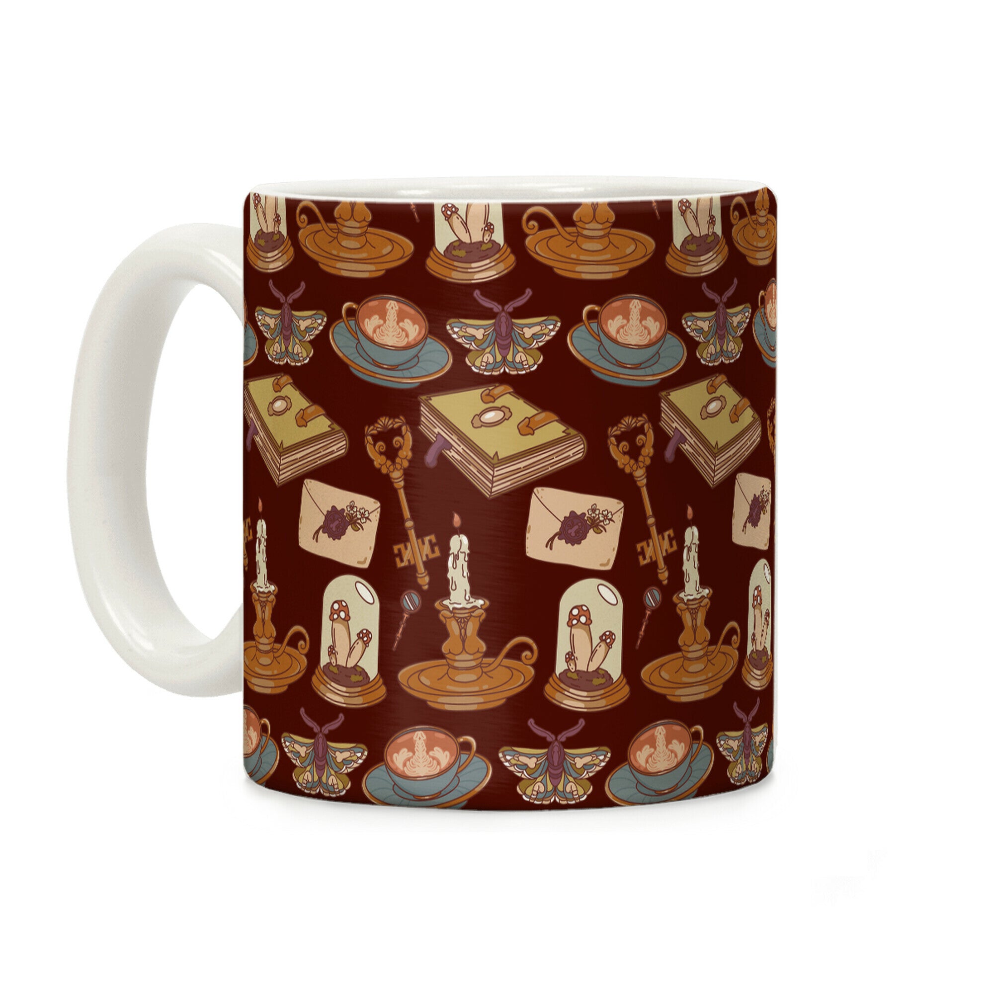 Dick Academia Pattern Coffee Mug