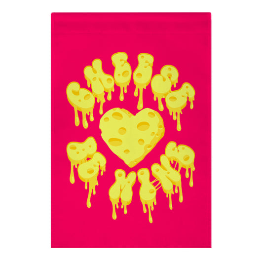 Cheese Be Mine Garden Flag