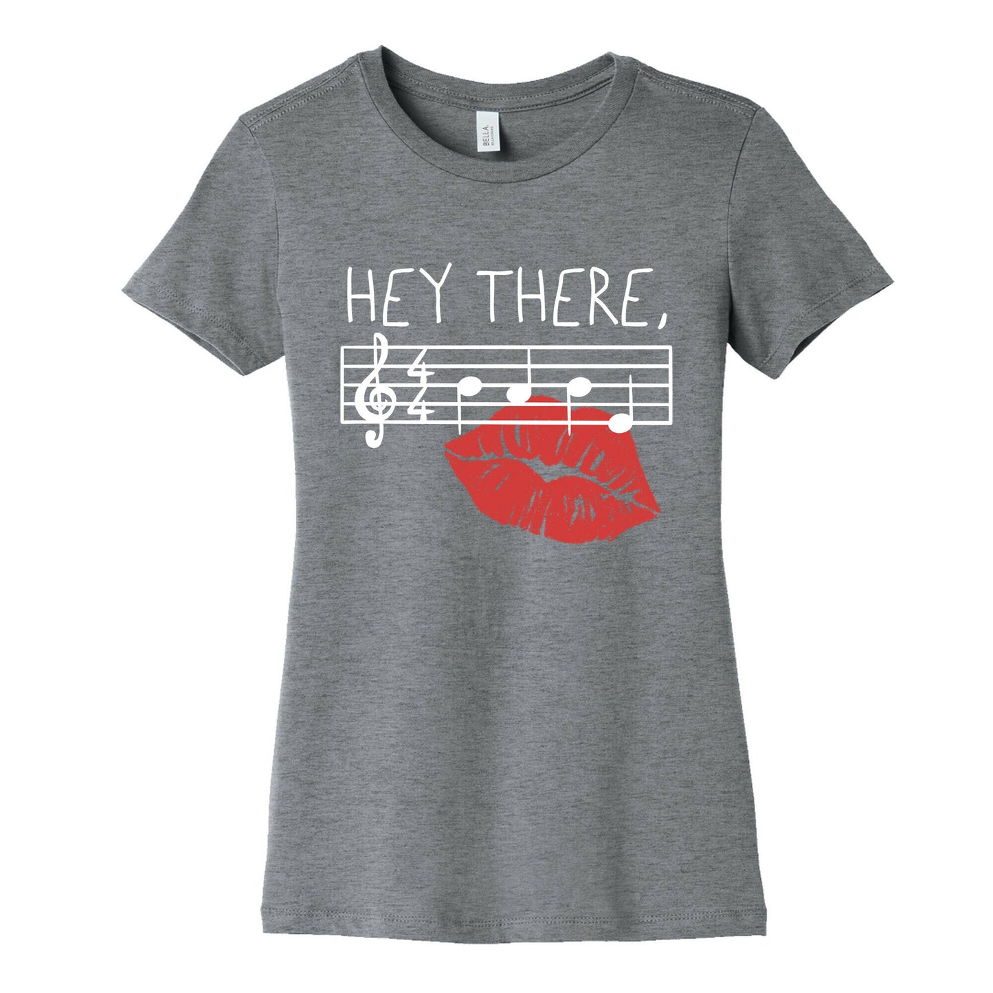 Hey There Babe Music Pun Women's Cotton Tee