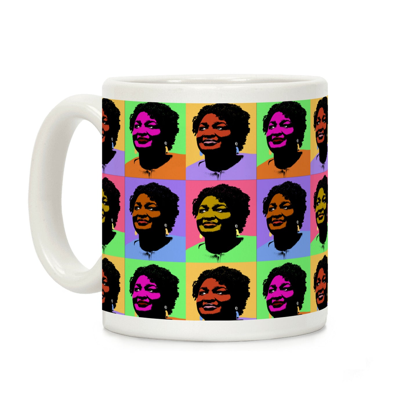 Pop Art Stacy Abrams Coffee Mug