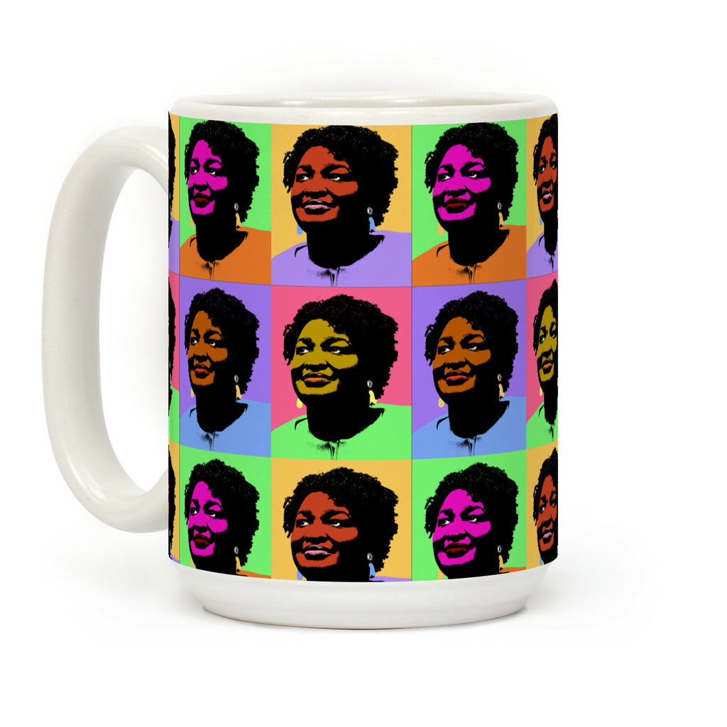 Pop Art Stacy Abrams Coffee Mug