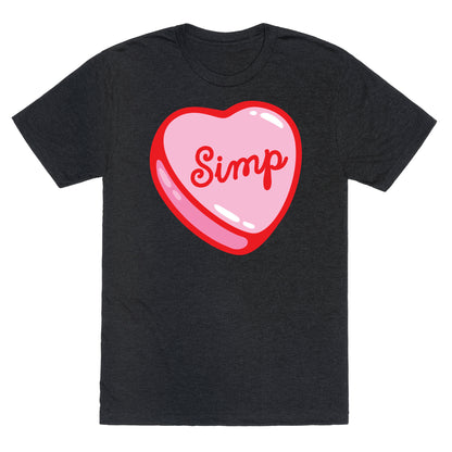 Simp Candy Heart Unisex Triblend Tee