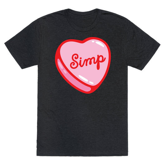 Simp Candy Heart Unisex Triblend Tee