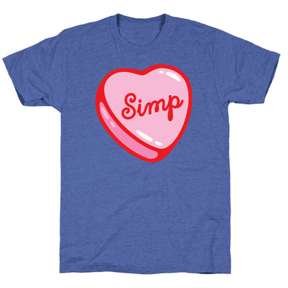 Simp Candy Heart Unisex Triblend Tee