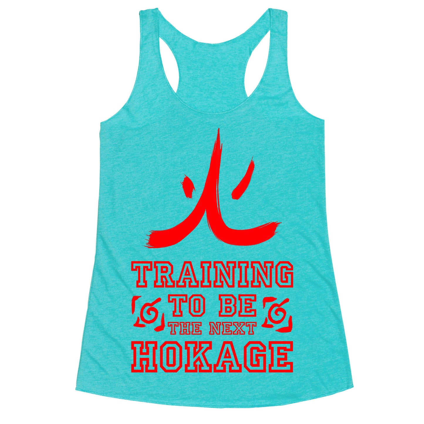 Training to be the Next Hokage Racerback Tank