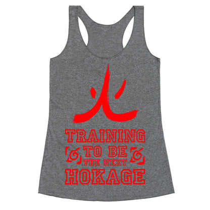 Training to be the Next Hokage Racerback Tank