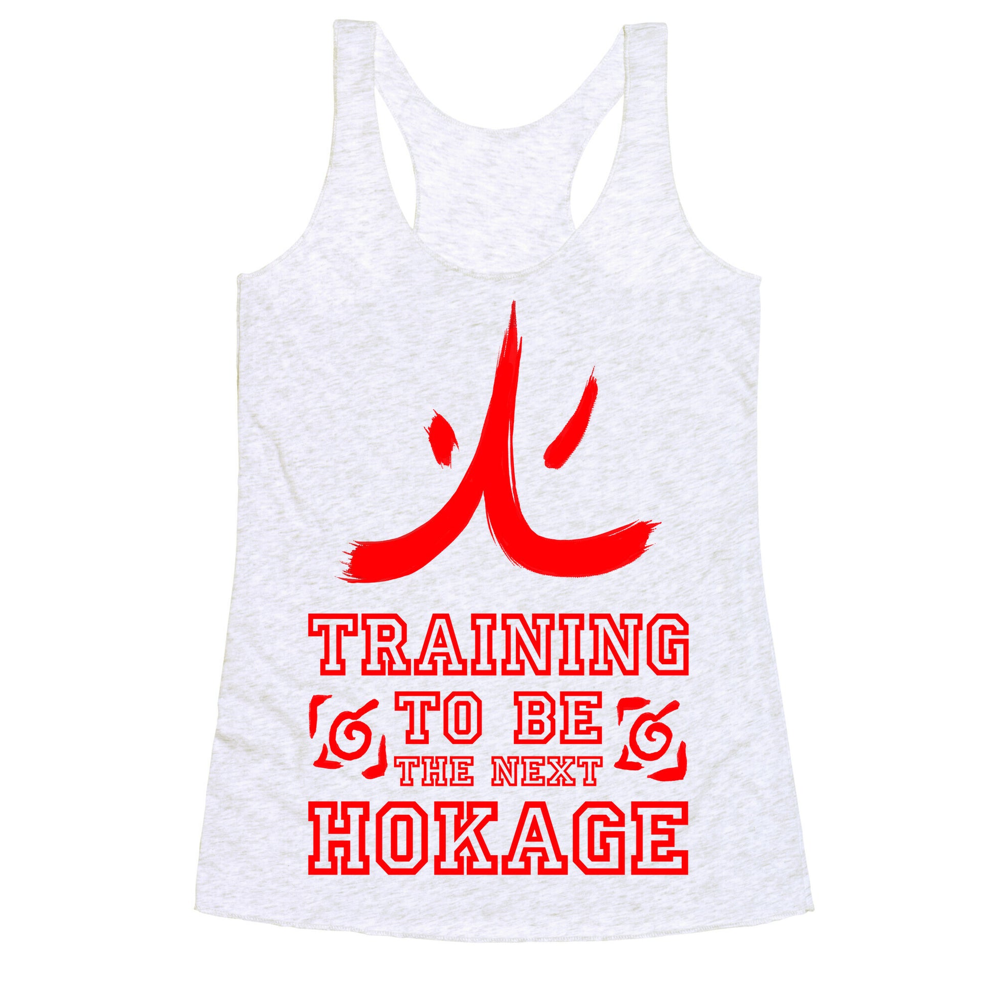 Training to be the Next Hokage Racerback Tank