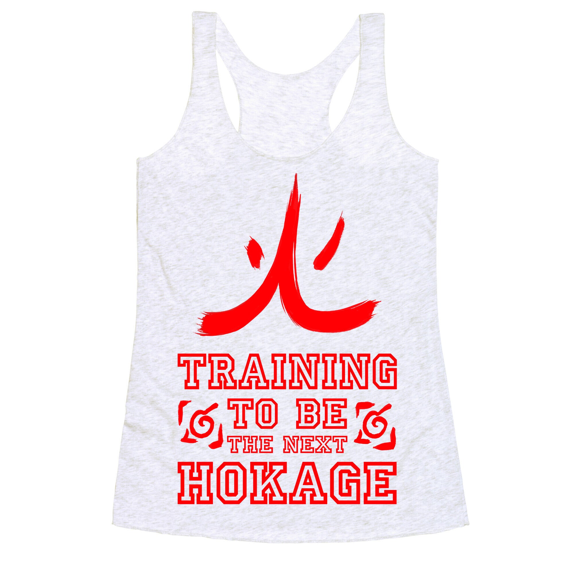 Training to be the Next Hokage Racerback Tank
