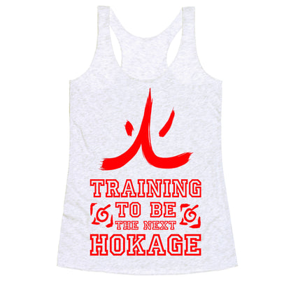 Training to be the Next Hokage Racerback Tank