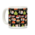Sushi Cats Pattern Coffee Mug