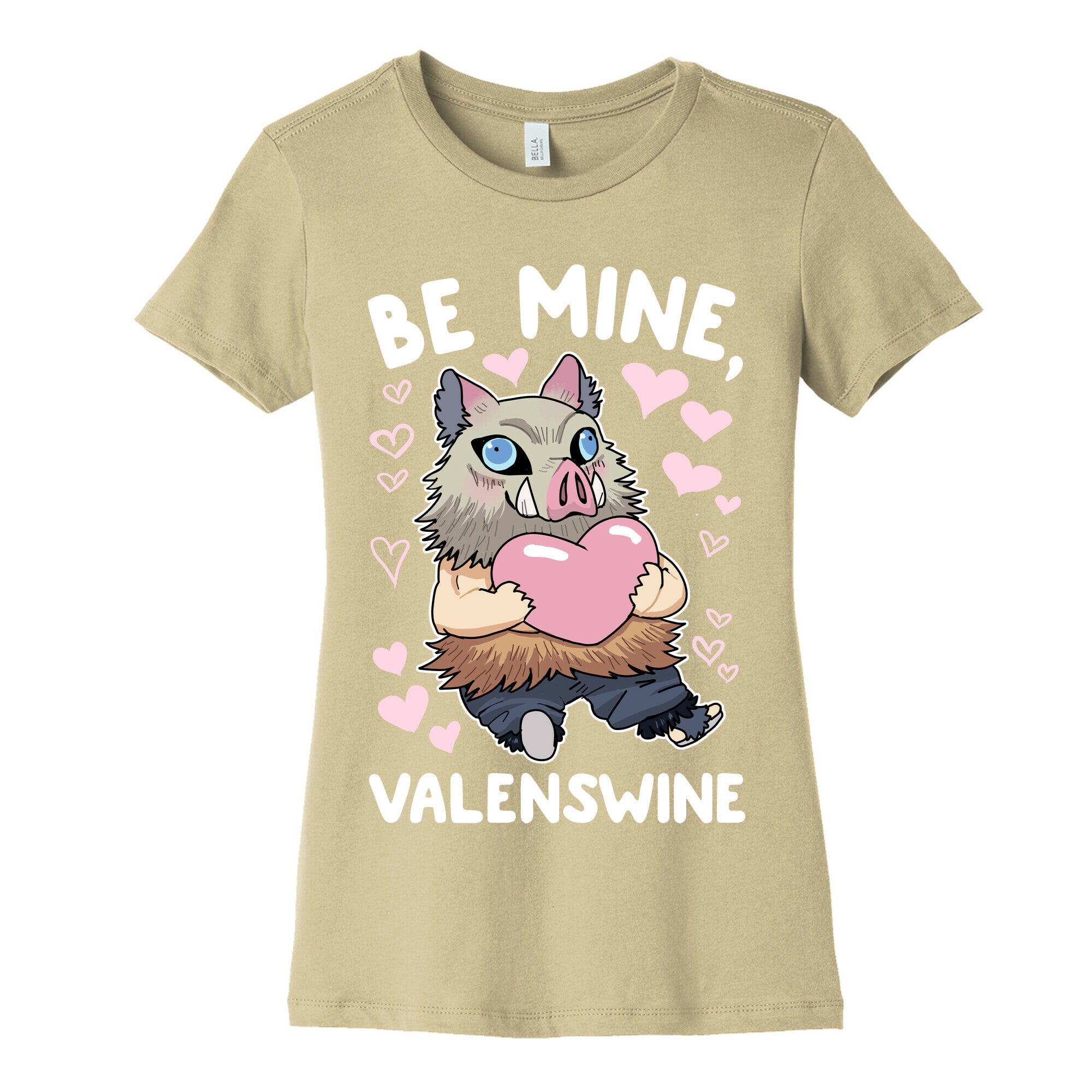 Be Mine, Valenswine Women's Cotton Tee