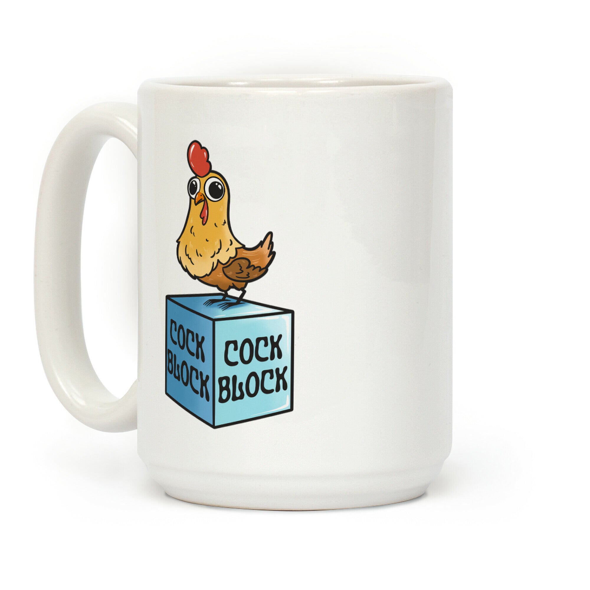 Cock Block Coffee Mug