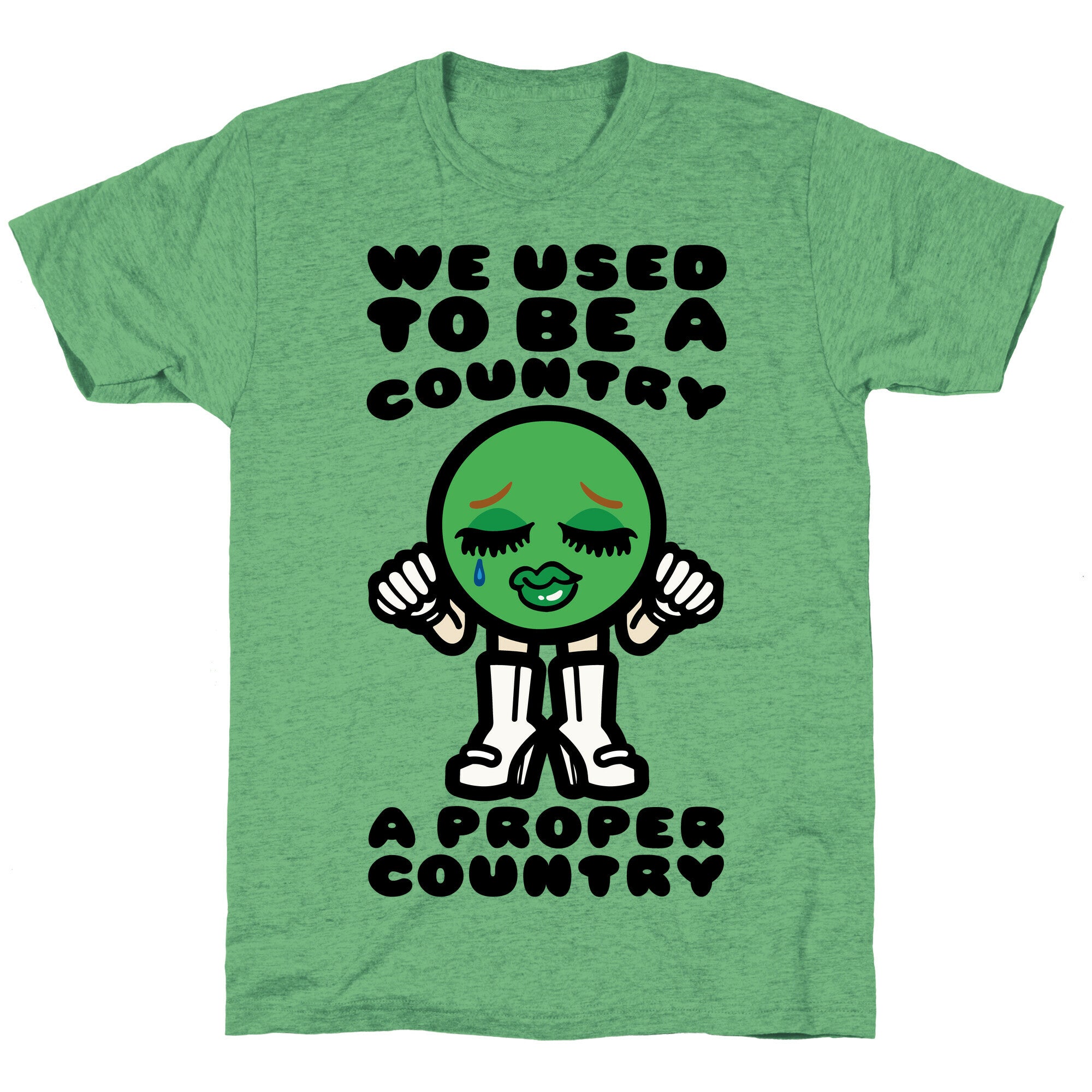 We Used To Be A Country A Proper Country Unisex Triblend Tee