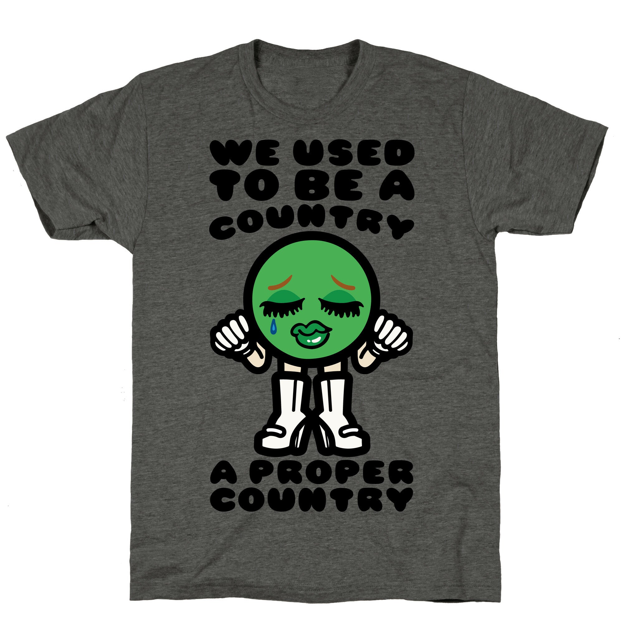 We Used To Be A Country A Proper Country Unisex Triblend Tee
