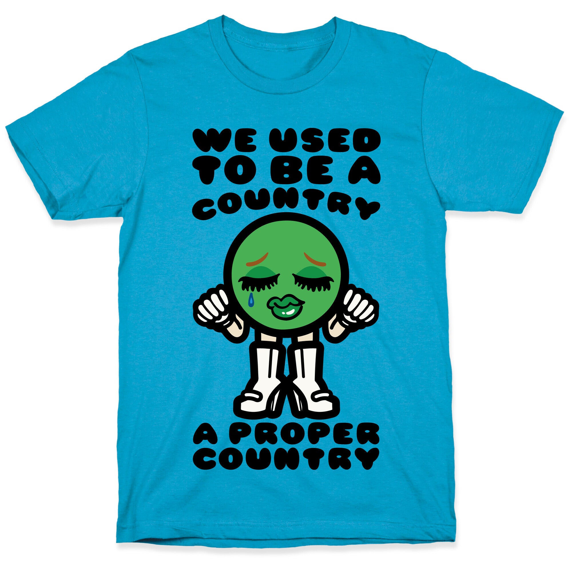 We Used To Be A Country A Proper Country Unisex Triblend Tee