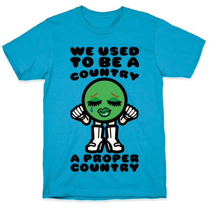 We Used To Be A Country A Proper Country Unisex Triblend Tee