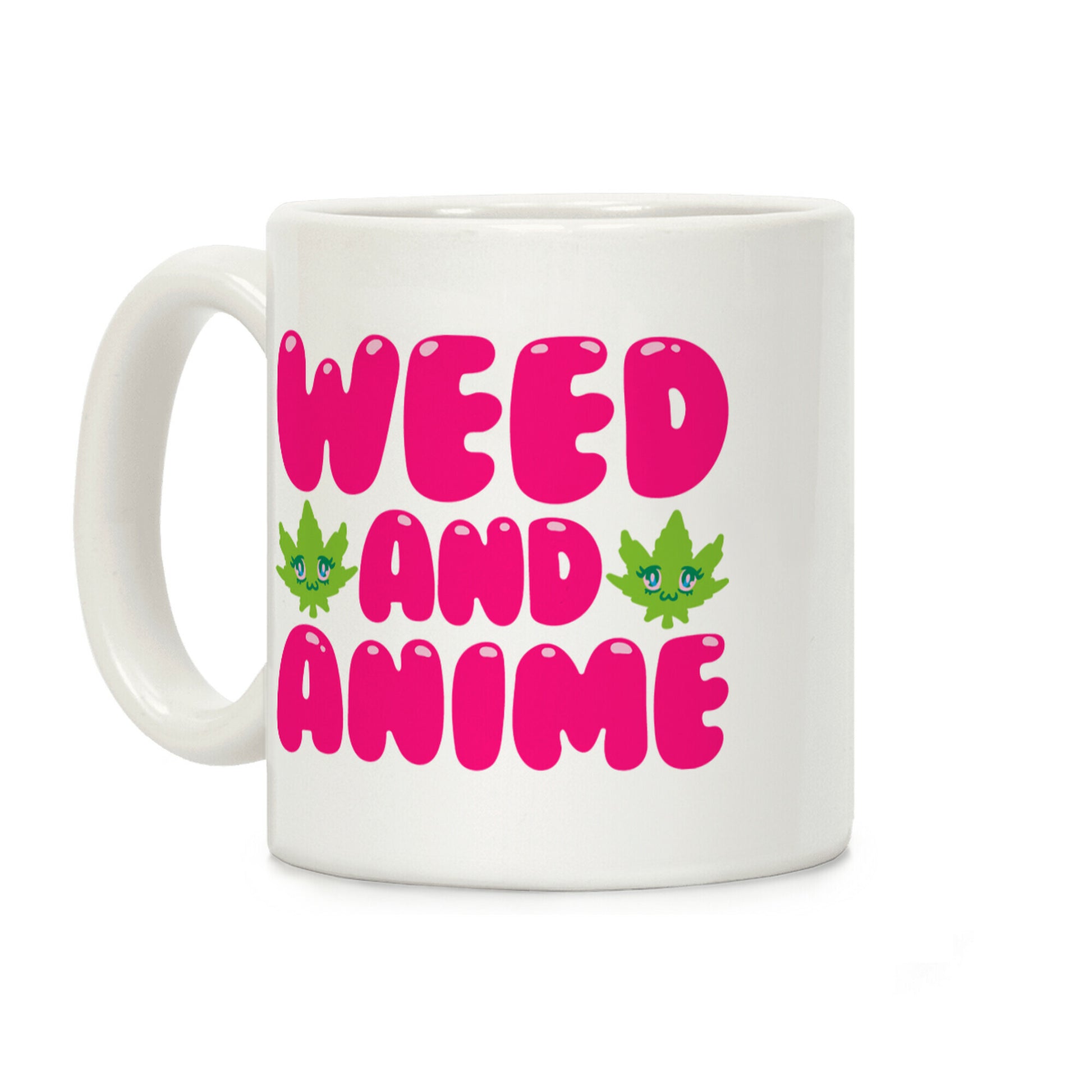 Weed And Anime Coffee Mug
