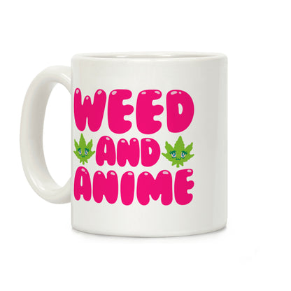 Weed And Anime Coffee Mug