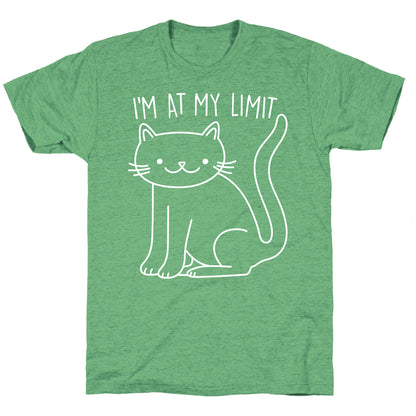 I'm At My Limit Kitten Unisex Triblend Tee