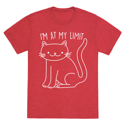 I'm At My Limit Kitten Unisex Triblend Tee