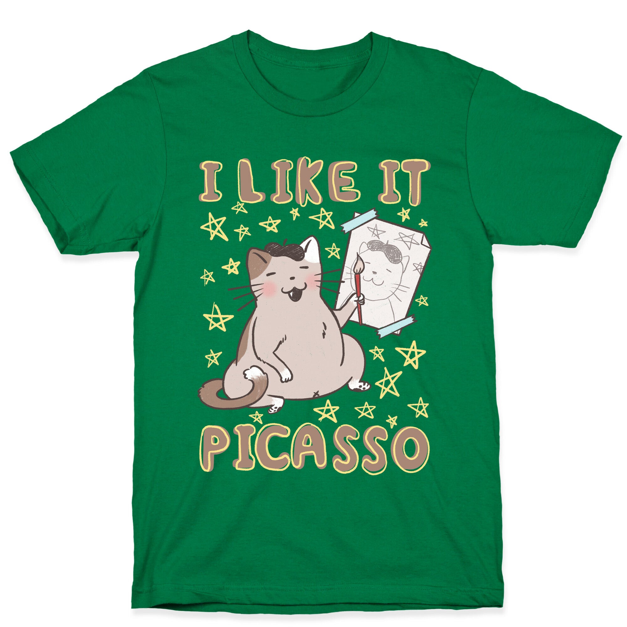 I Like It Picasso Cat Parody T-Shirt