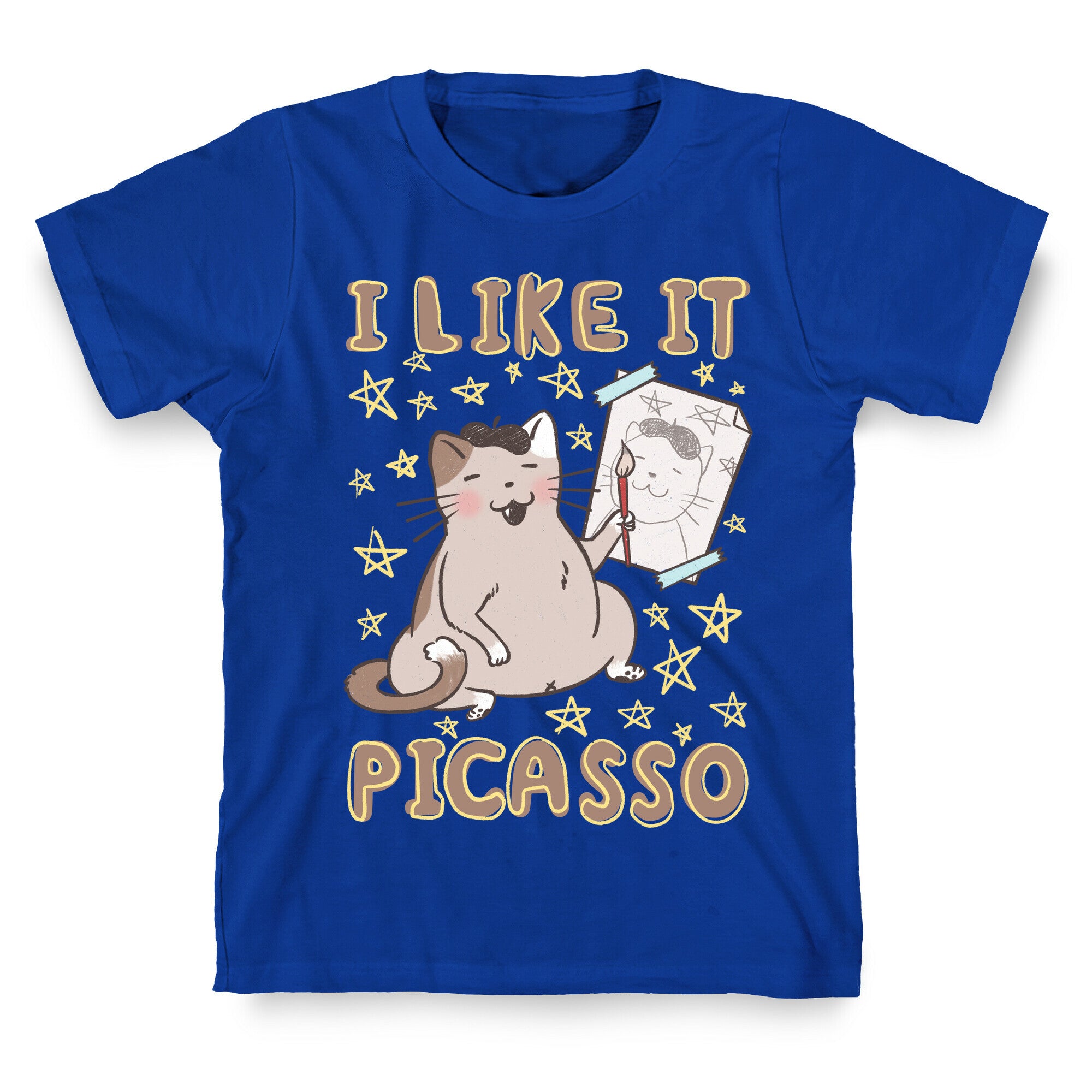 I Like It Picasso Cat Parody T-Shirt