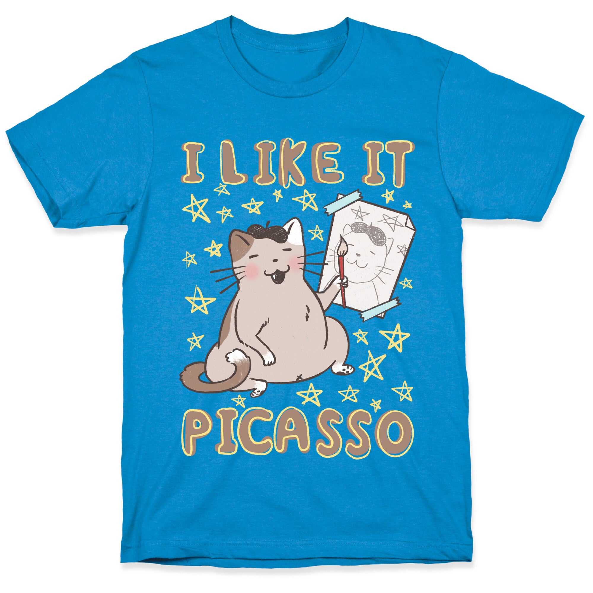 I Like It Picasso Cat Parody T-Shirt
