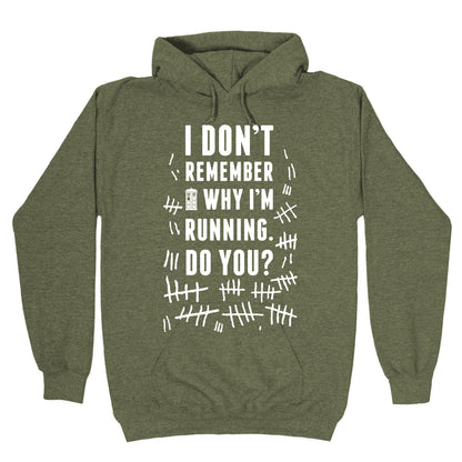 I Don't Remember Why I'm Running Do You? Hoodie