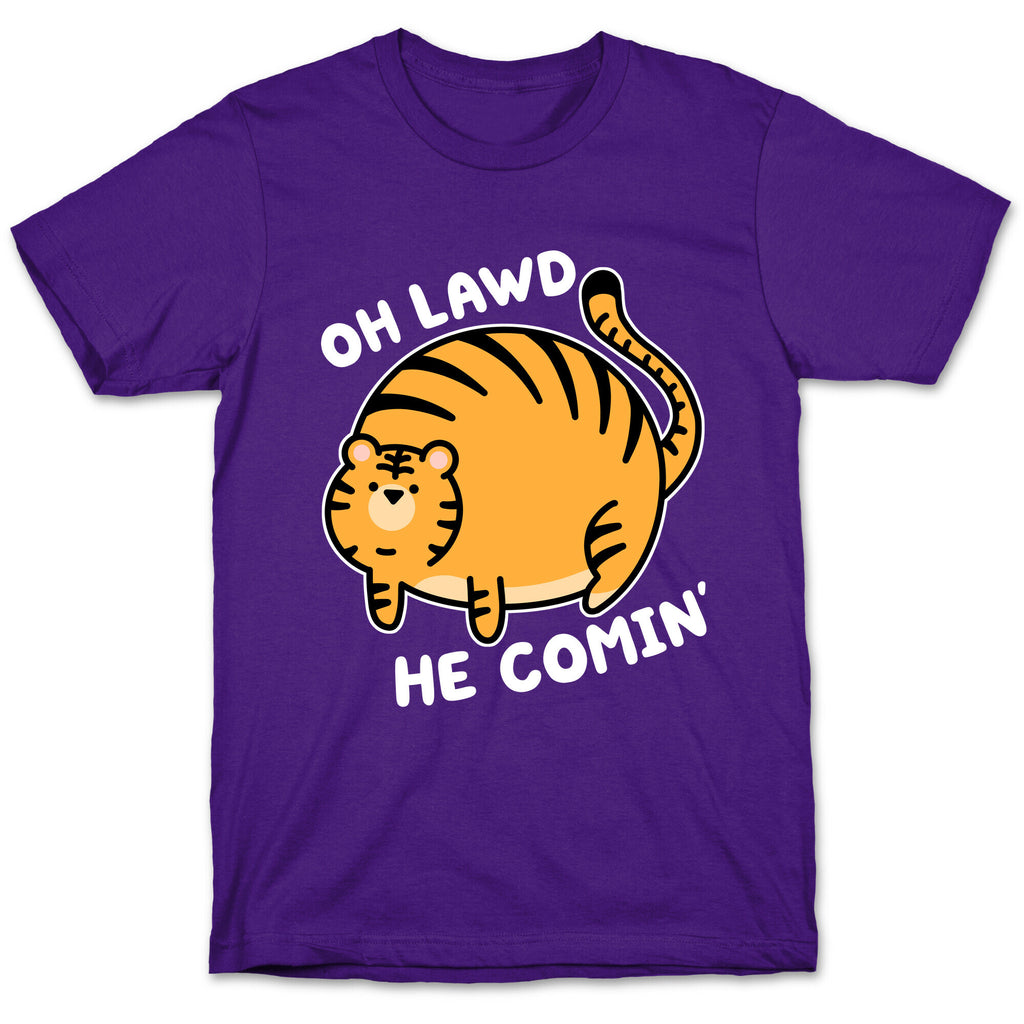 Oh Lawd He Comin' Tiger T-Shirt