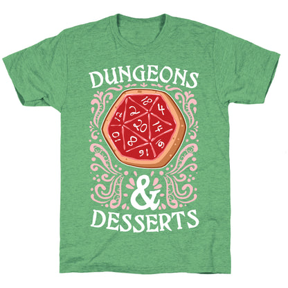 Dungeons & Desserts Unisex Triblend Tee