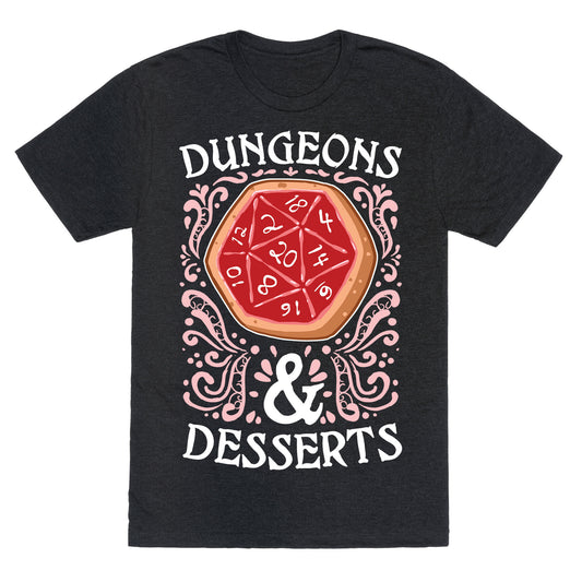 Dungeons & Desserts Unisex Triblend Tee